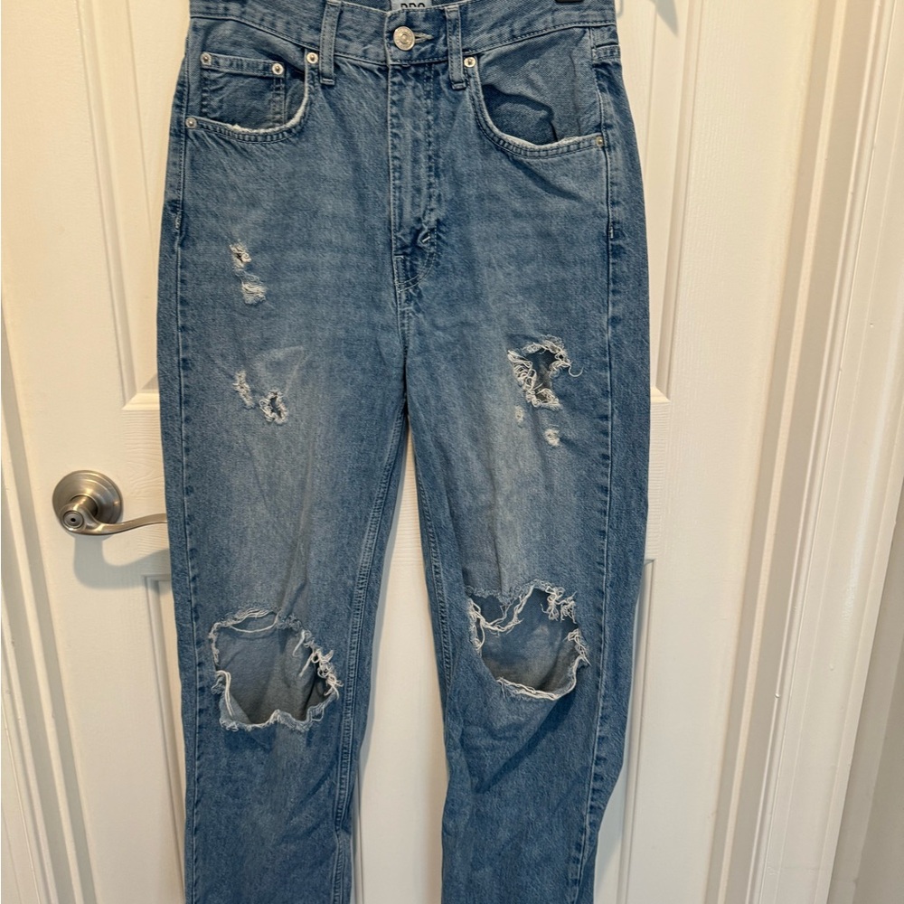 BDG by Urban Outfitters High Rise Baggy Medium Wash Jeans Size 27